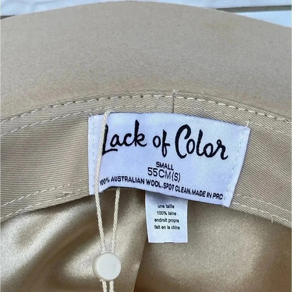 Lack Of Color Anthropologie Benson Creme/Neutral Tri Hat small main image 15